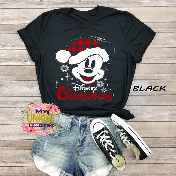 Mickey Mouse Disney Christmas Shirt, Christmas Tee - Picture 1 of 2